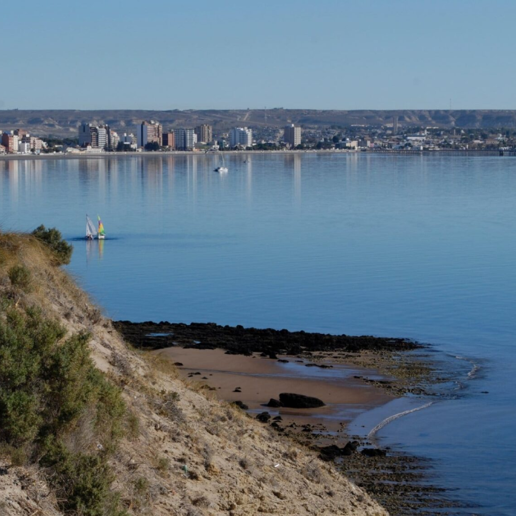 Costa patagónica de Puerto Madryn